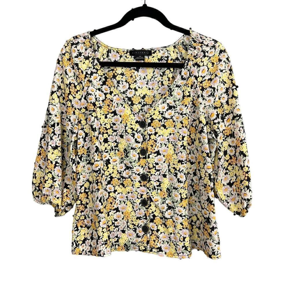 Sanctuary Floral Blouse Size M